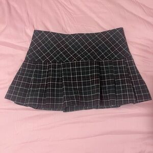 Wet seal pleated mini skirt